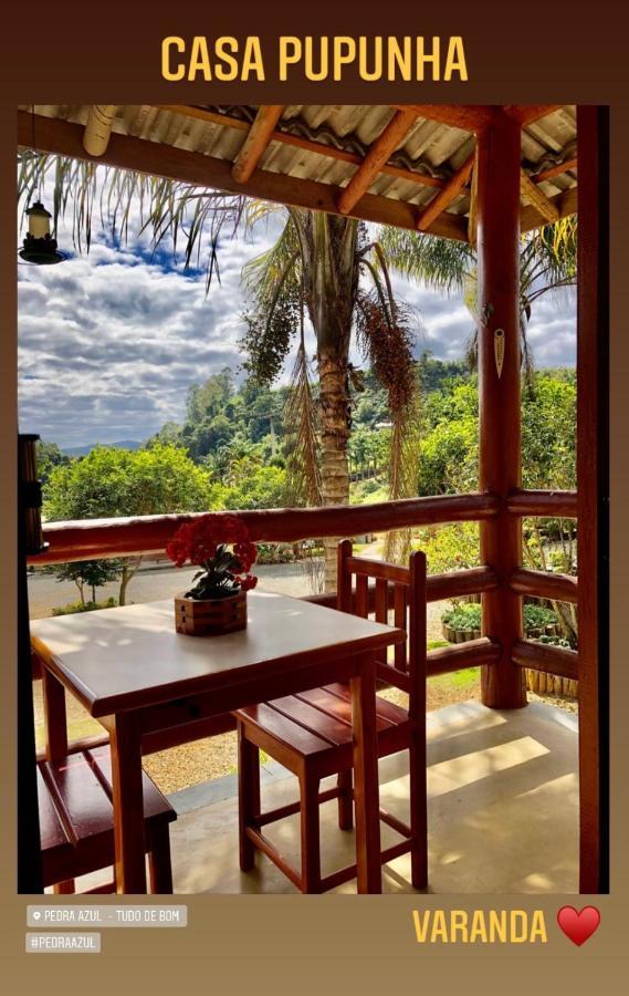 Sitio Dos Palmitos - Casa Pupunha Hotell Pedra Azul  Exteriör bild