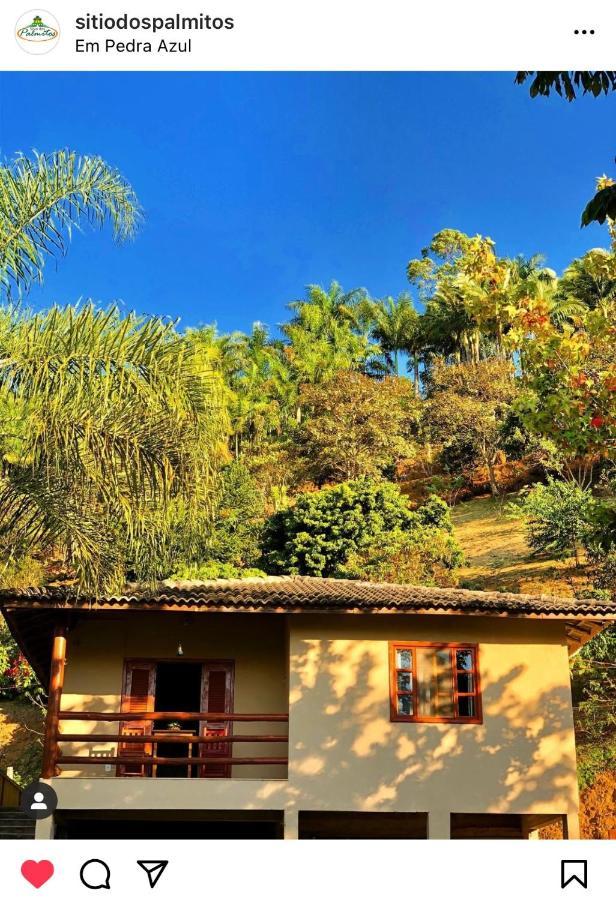 Sitio Dos Palmitos - Casa Pupunha Hotell Pedra Azul  Exteriör bild
